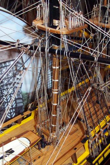 Detail of the mast